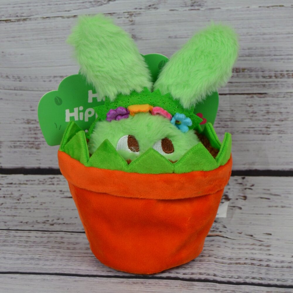 Bark Box Hana Hopper Dog Toy Size L 50+ lbs Treat Trap Squeaker Crinkle NWT